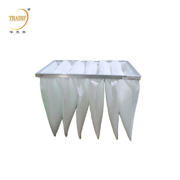 G4 Customized Size Fiberglass Paper Air Filter Material Pocket Filter Bag For Odor Remover