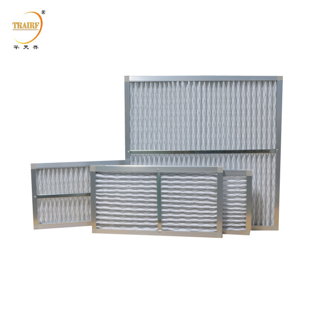 Custom H11 H12 H13 H14 Mini Pleated Activated Carbon Filter for Air Filter Furnace
