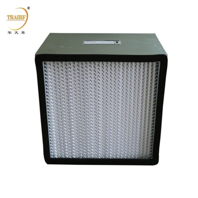 Aluminum Frame Mini Pleated Panel HEPA Filter H10 H11 H12 H13 Laminar Flow Hood Hepa Filter