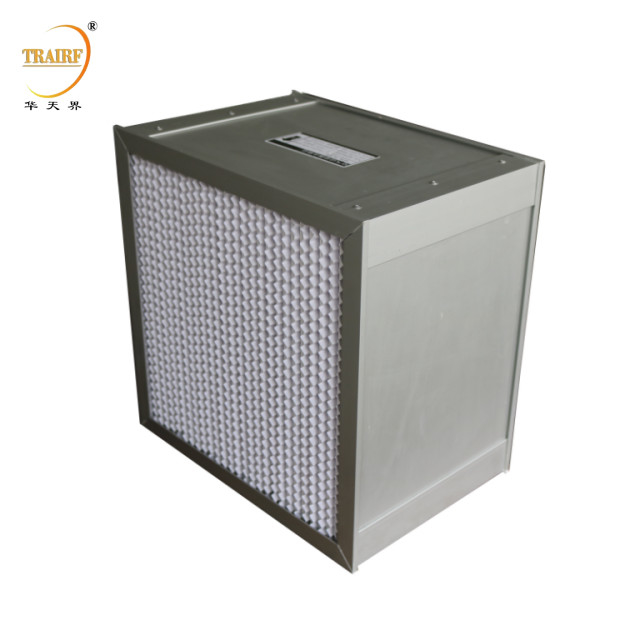 Aluminum Frame Mini Pleated Panel HEPA Filter H10 H11 H12 H13 Laminar Flow Hood Hepa Filter