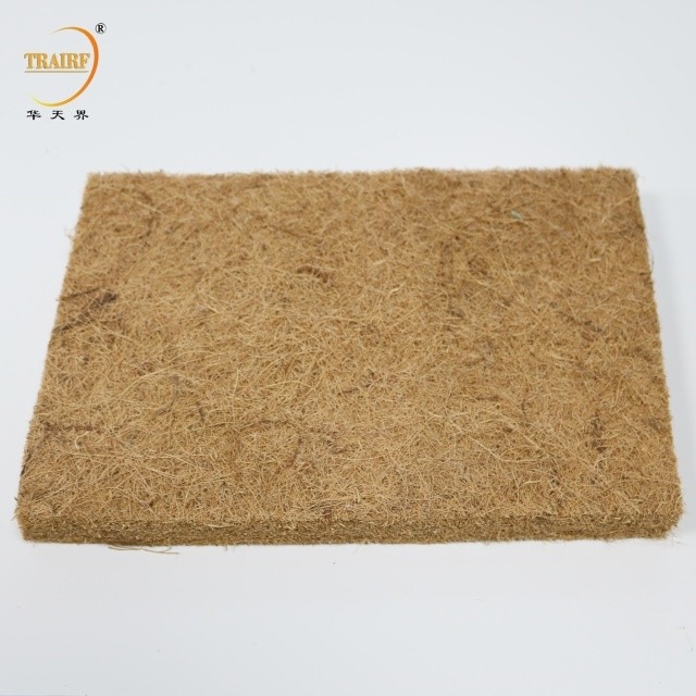 High Quality Yellow-brown Factory Coconut Coir Air Filter Natural Product for Paint Booth spray booths